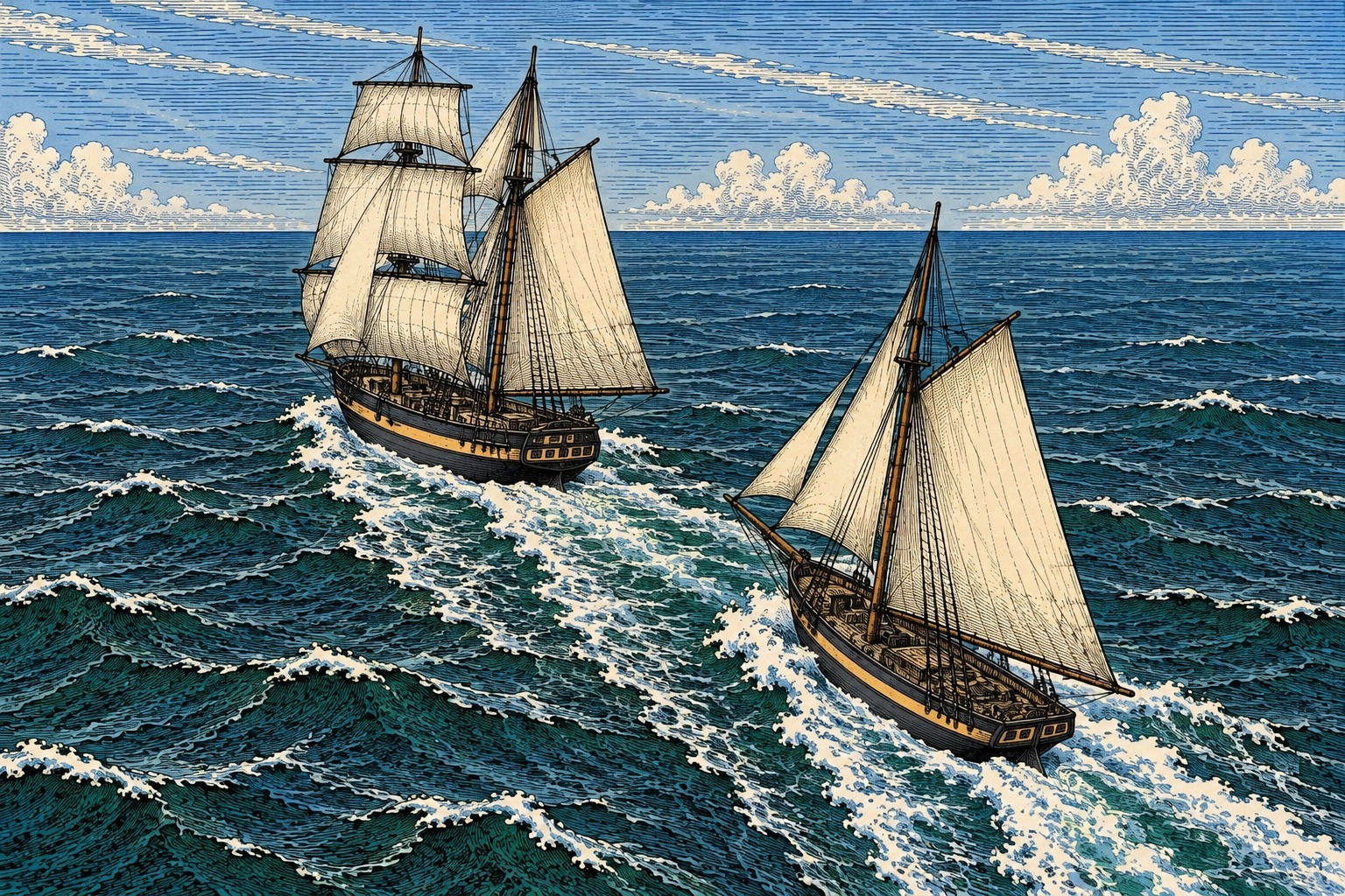 Sail Combat, chapter opener