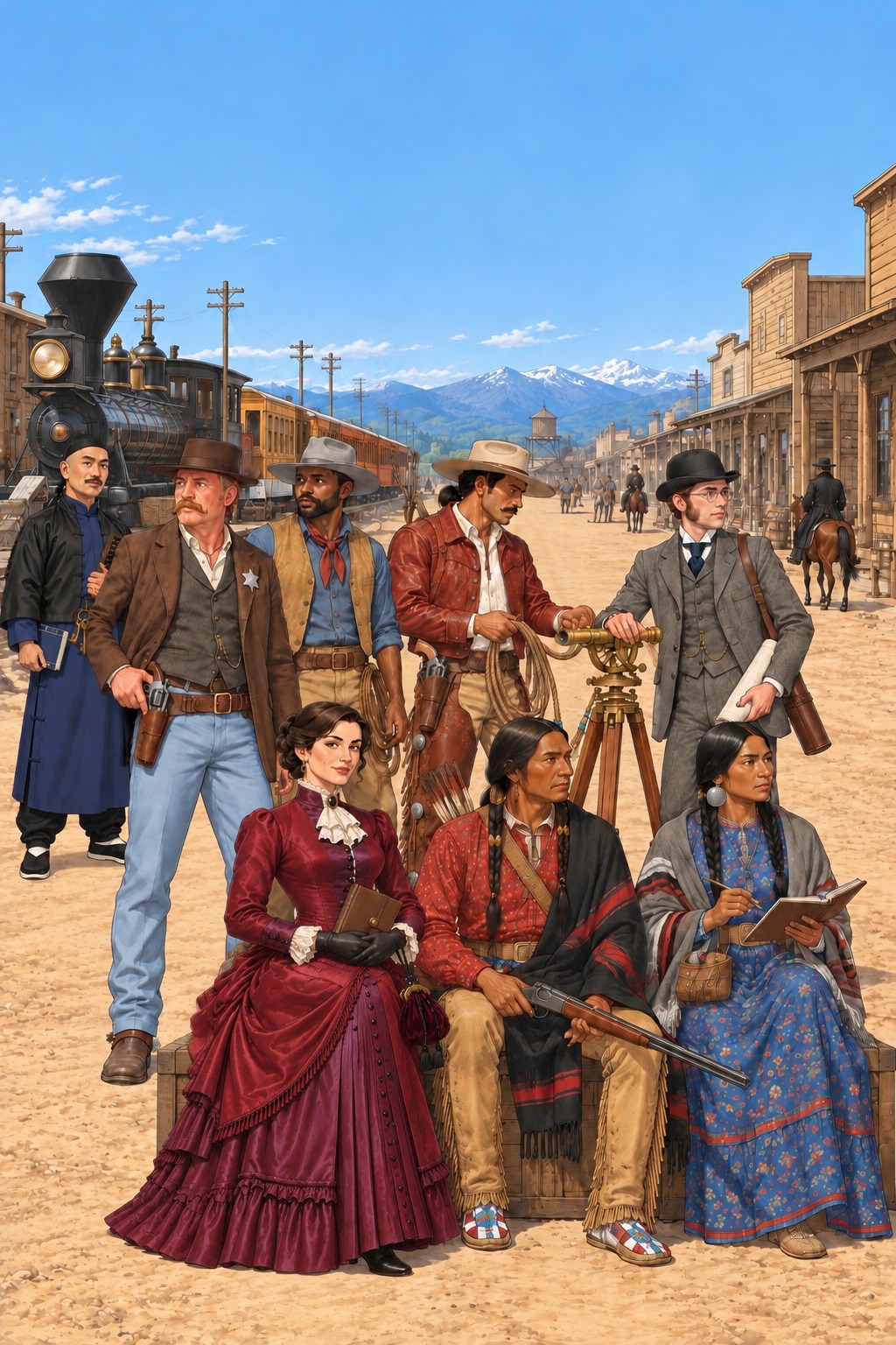 The Old West, front cover
