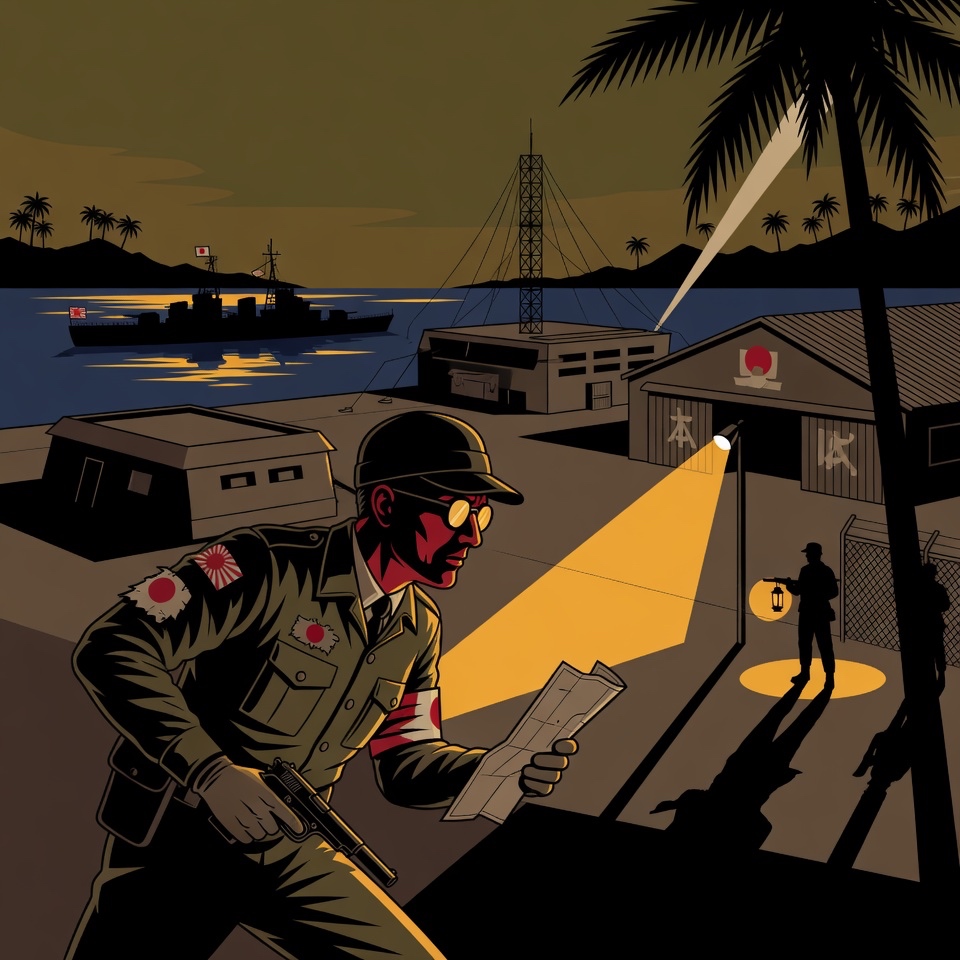 Pacific theater, hostile-service observation