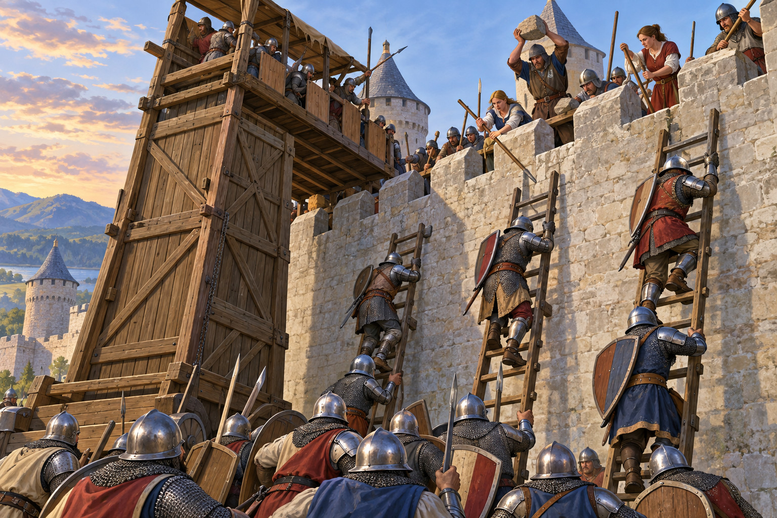 A Siege in an Evening
