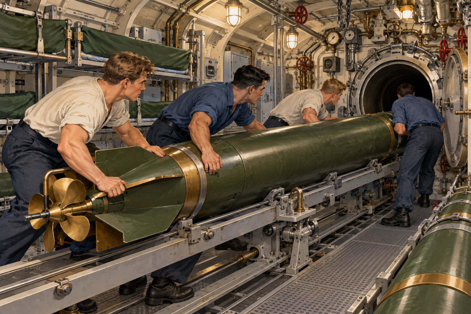 A torpedo room