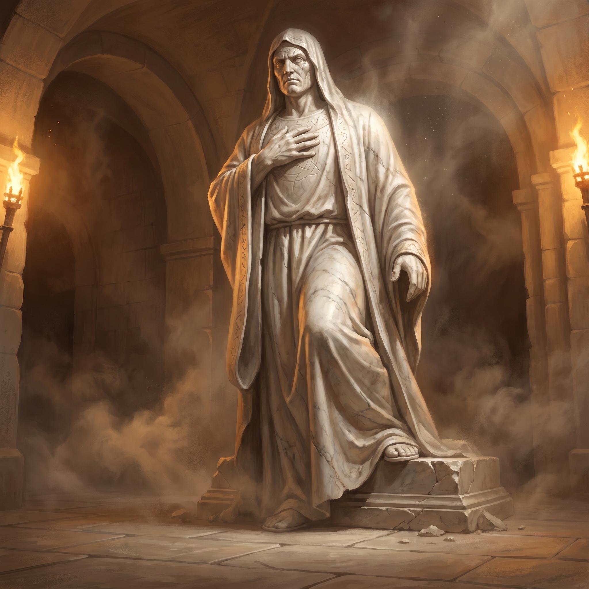 Oathbound Statue