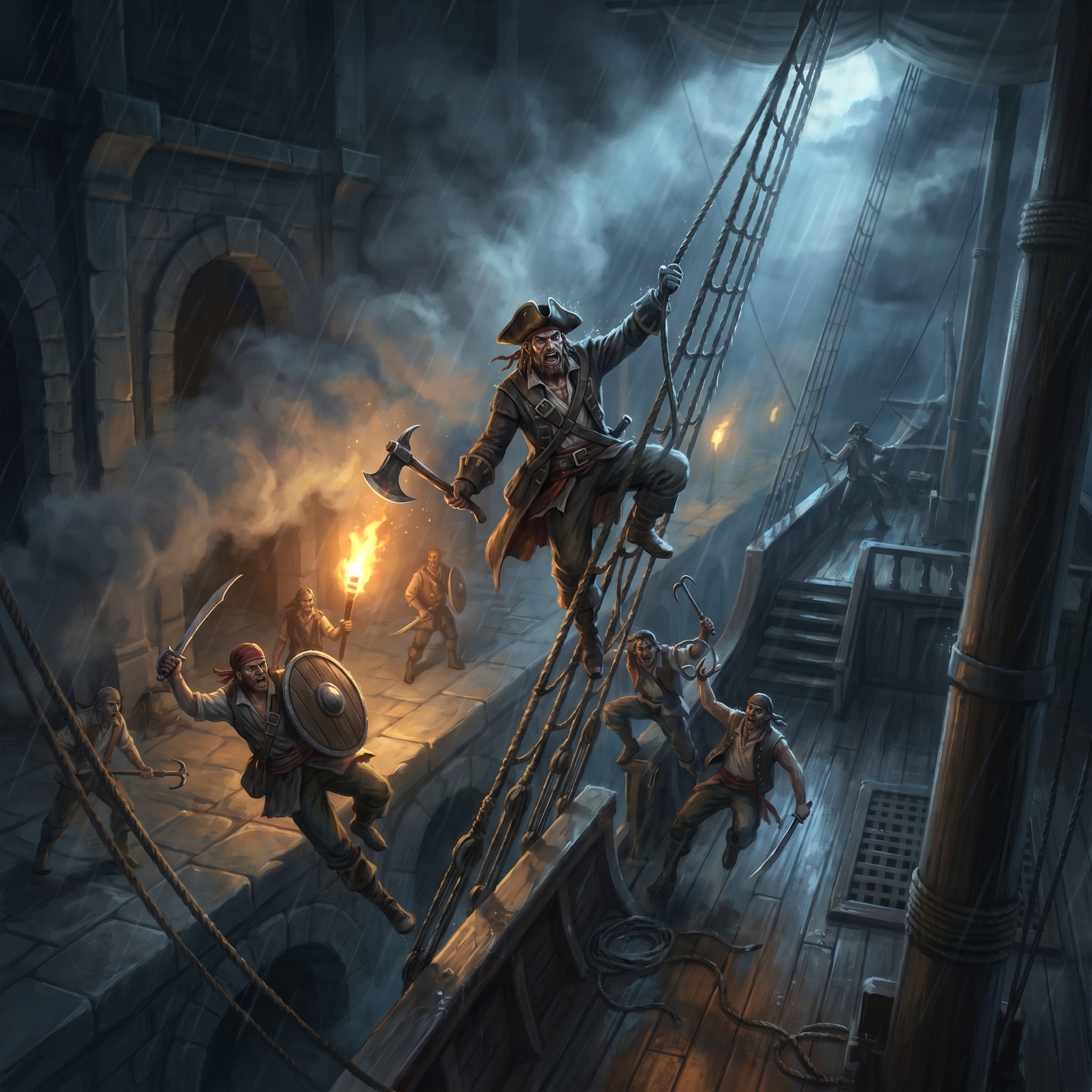 Pirate Boarding Crew