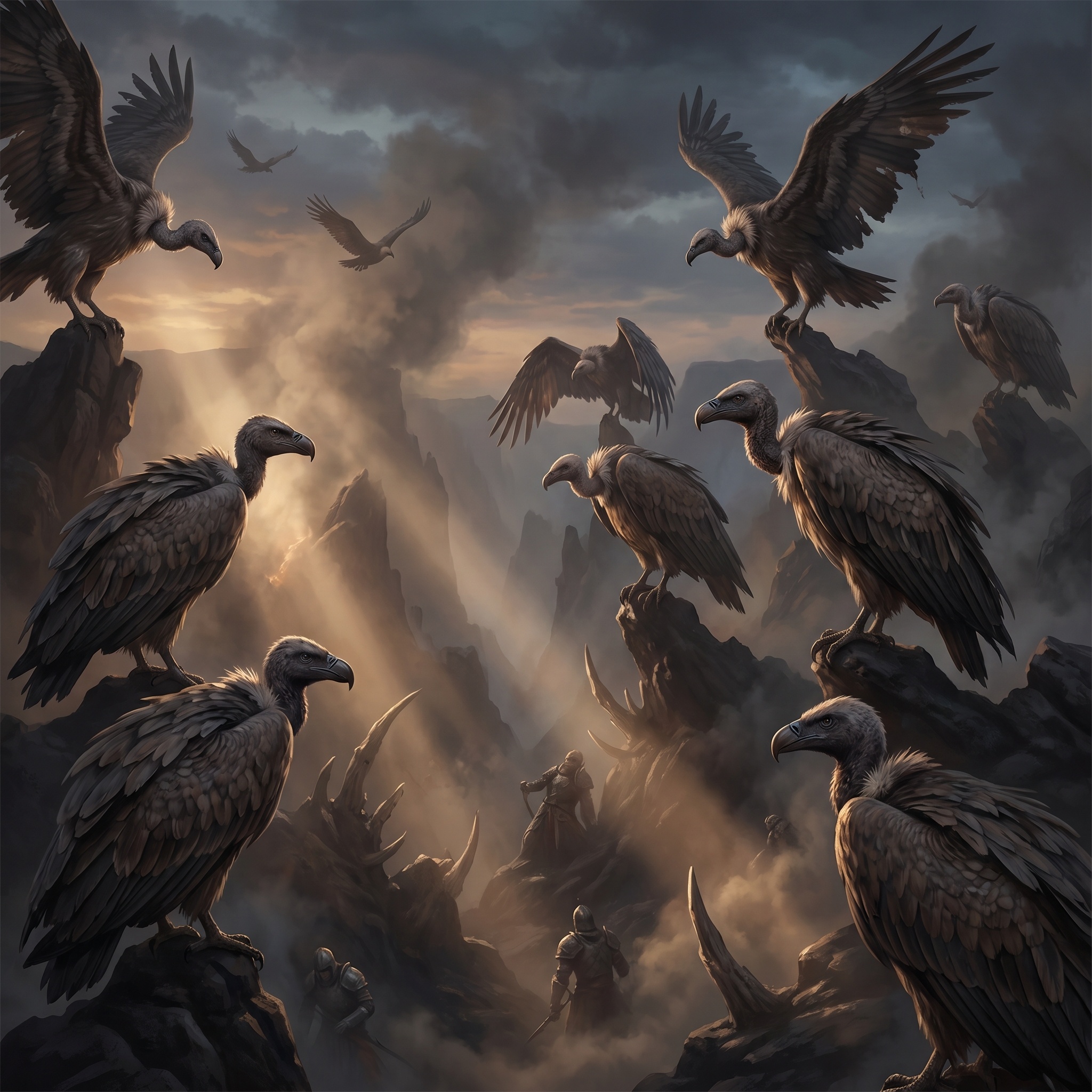 Vulture Flock