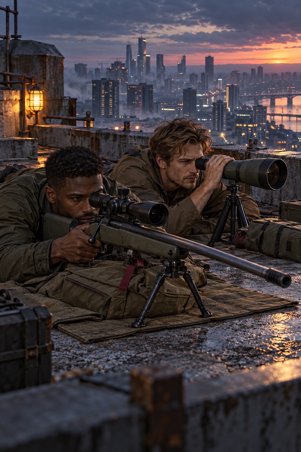 A sniper on overwatch
