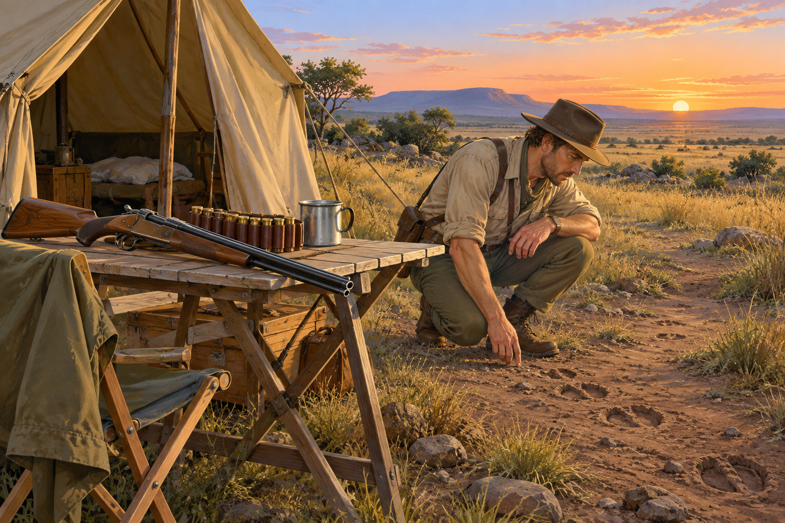 A safari camp