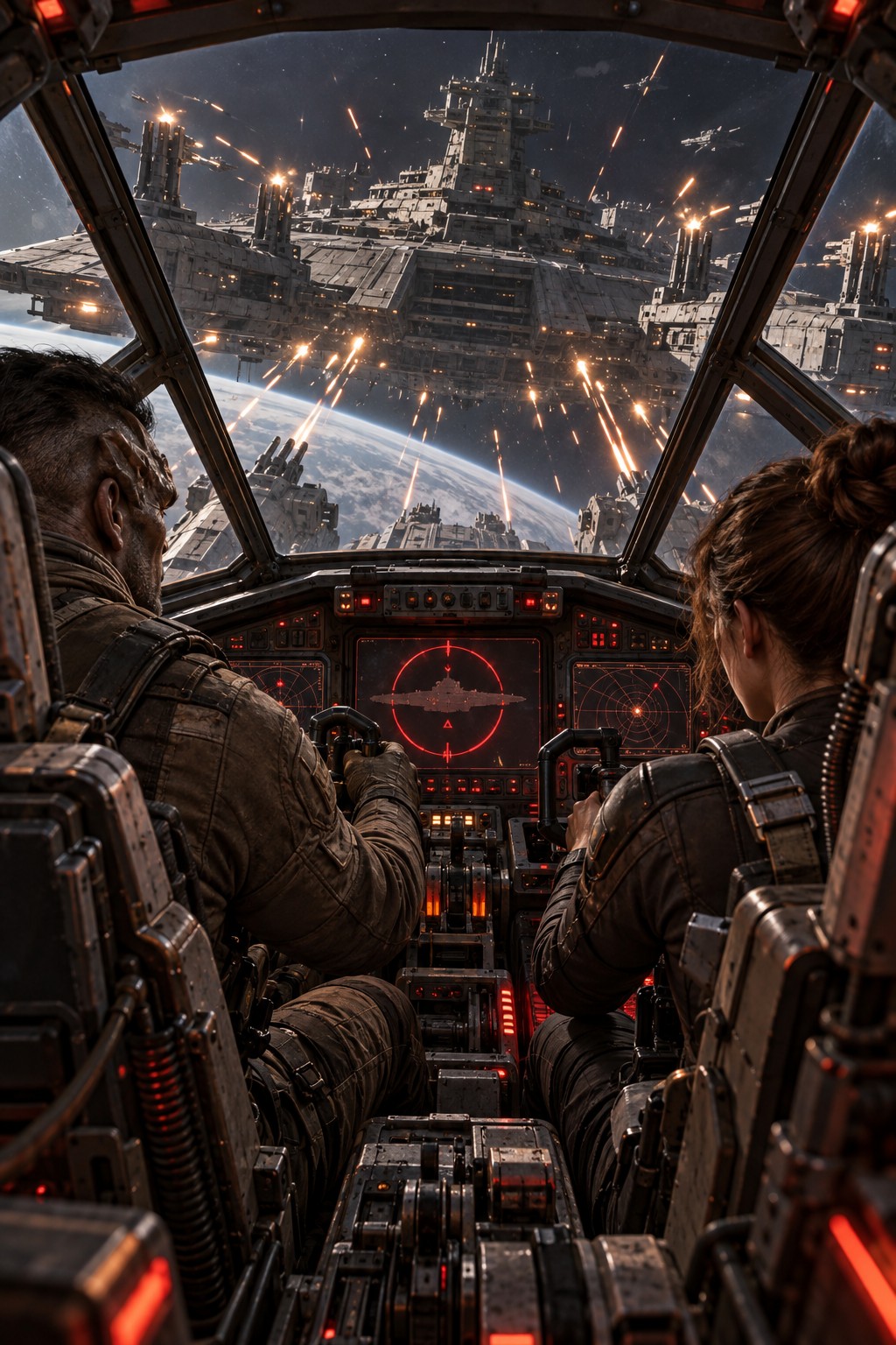 A torpedo run seen from the cockpit