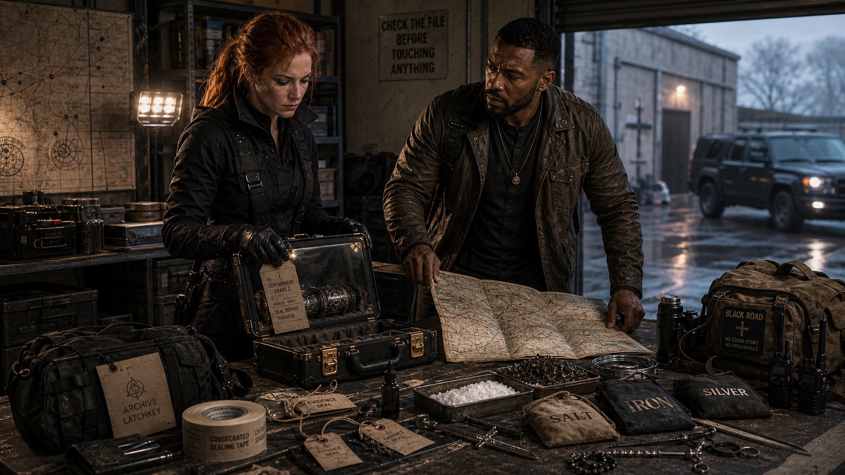The field kit: what you brought, what it does, and whether you remembered to check the file before you touched anything.